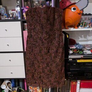 *VINTAGE* VICTOR COSTA HOLT RENFREW FLOAL STRAPPED DRESS US